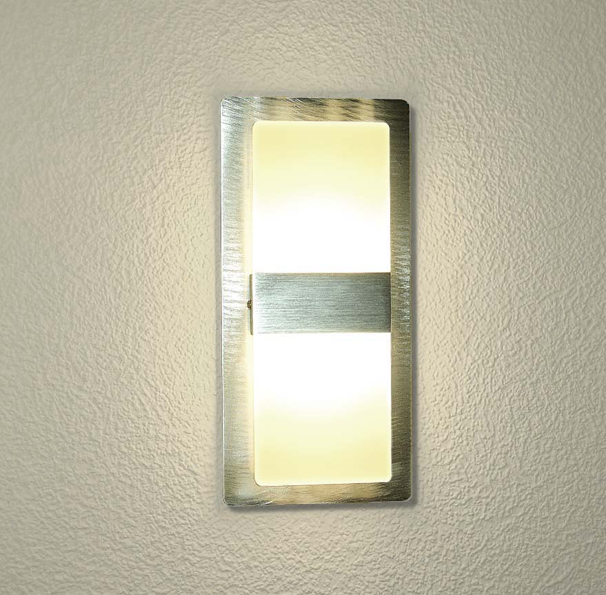 LED DESIGN LEUCHTE EDELSTAHL GEBÜRSTET UP&DOWN KIO TIMES Made in Germany